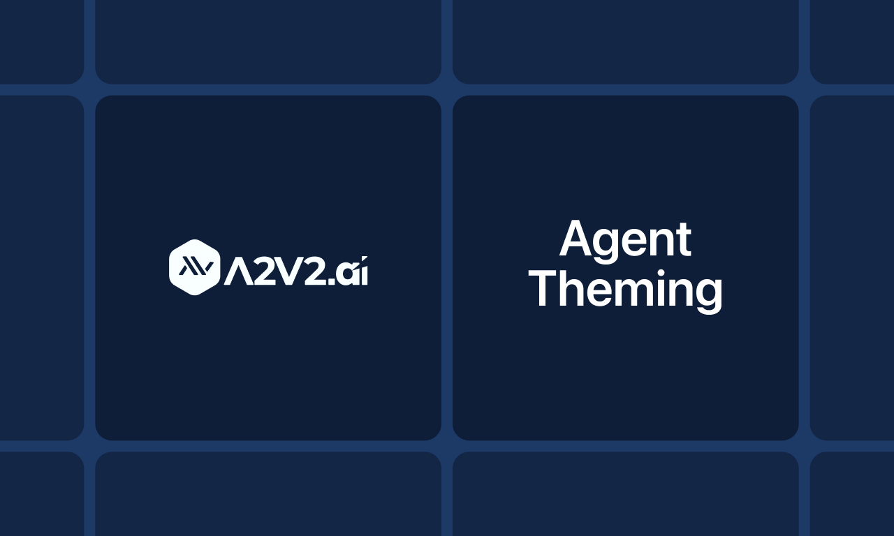 Make it unmistakably yours: agent theming is here